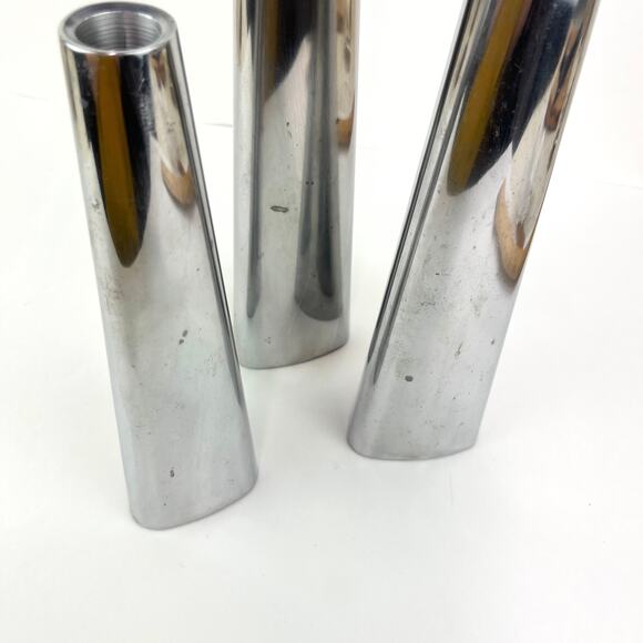 Ikea Modern Minimalist Triangular Profile Tapered Candleholders - Picture 8 of 9